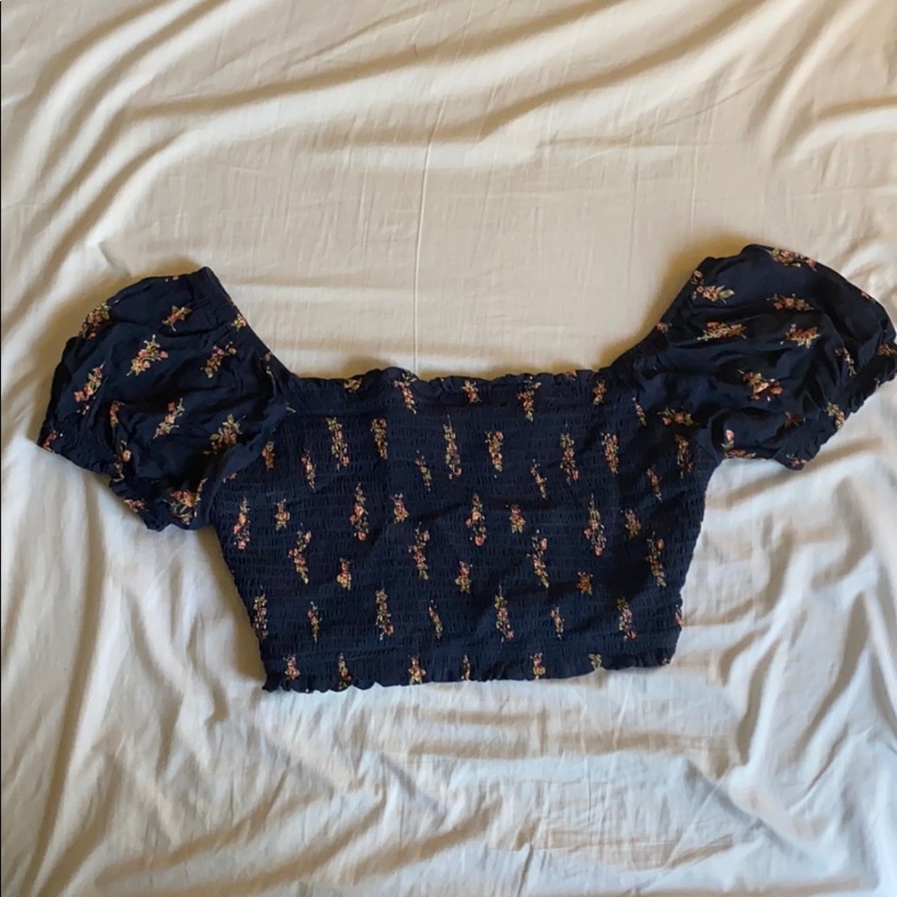 Floral Cropped Blouse
